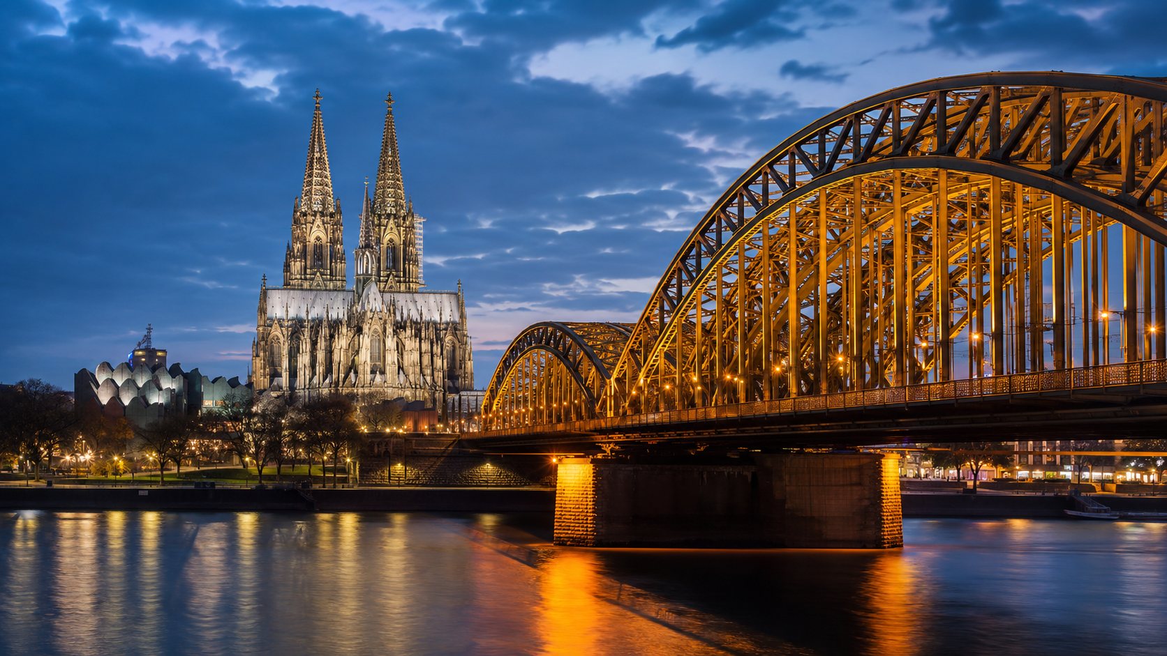 Kölner Dom und Hohenzollernbrücke